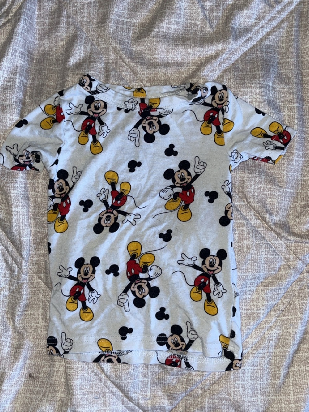 Disney Mickey Mouse White Kids T-Shirt